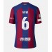 Günstige Barcelona Paez Gavi #6 Heim Fussballtrikot 2023-24 Kurzarm